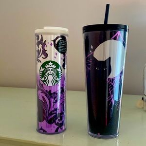 Glow in Dark set Starbucks cups